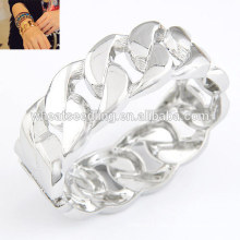 Wholesale hotsale silver alloy bangle cuff bangle twisted bangle